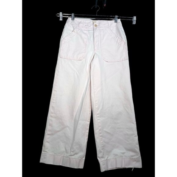 La Vie Rebecca Taylor Twill Army Pants light pink sz 27 - Picture 1 of 10